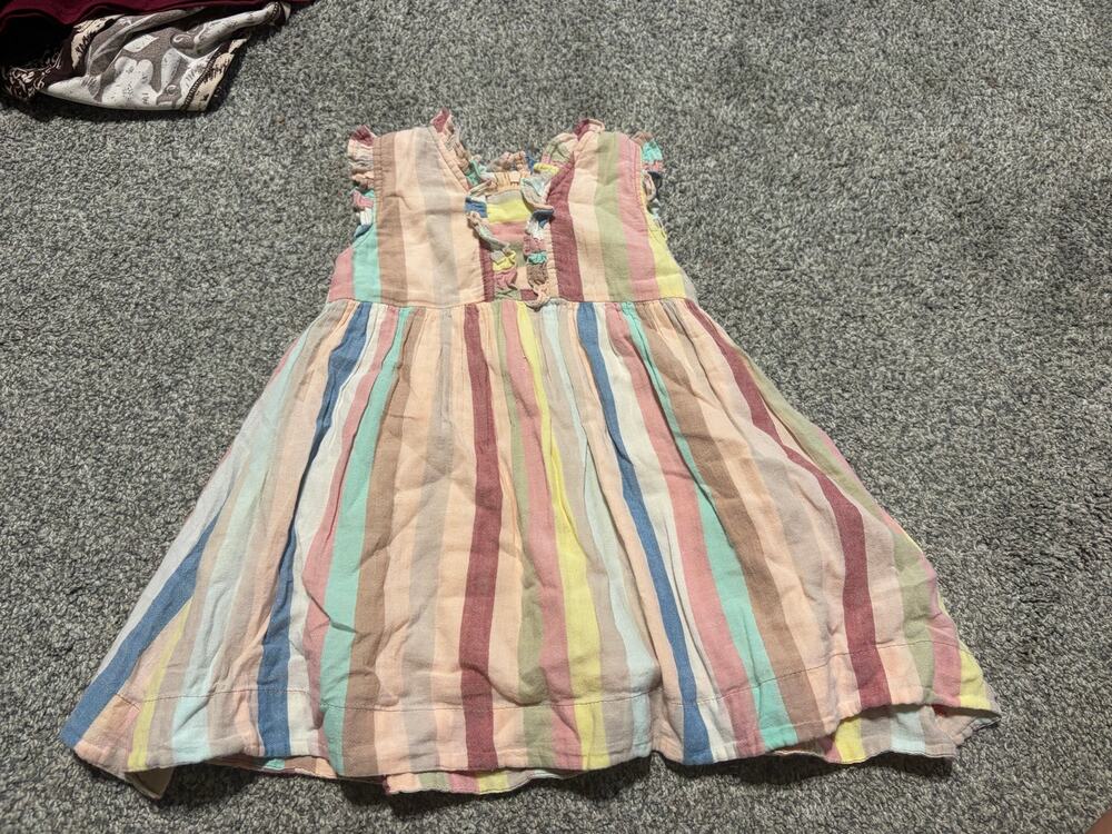 Pink Chicken New York girls 12-18 month striped dress